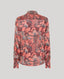 Peacock Silk Open Neck Shirt