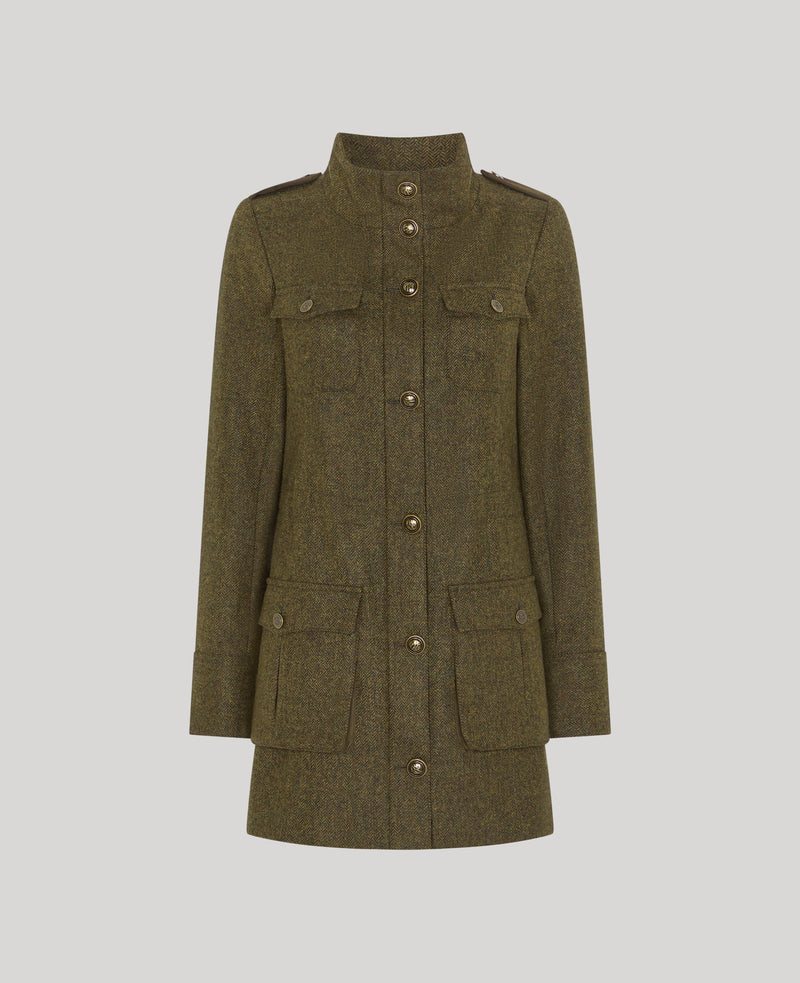 Beaufort Tweed Longline Field Parka