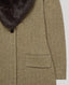 Katherine Lambswool Coat with Detachable Fur Collar