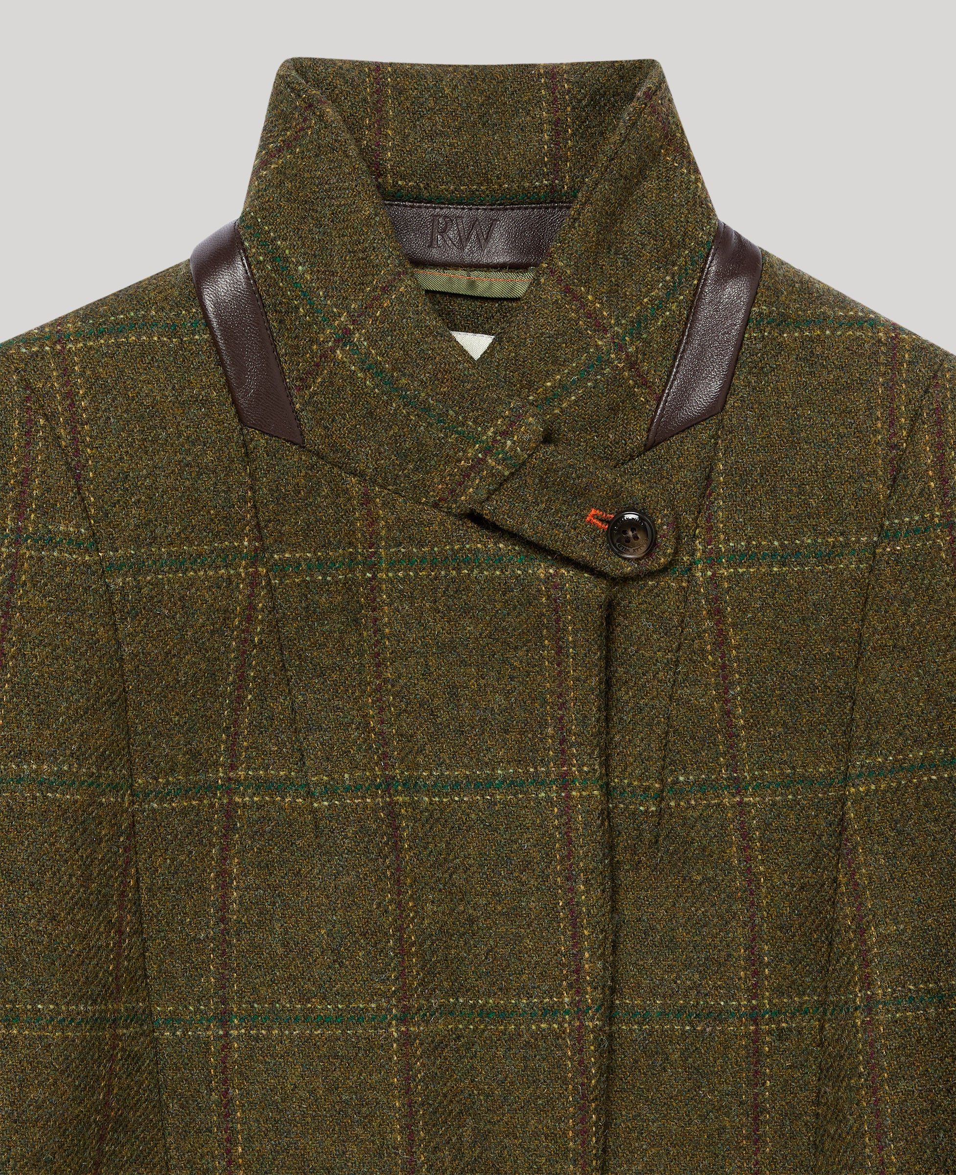 Blenheim Tweed Country Jacket - Moss Green Check | Really Wild
