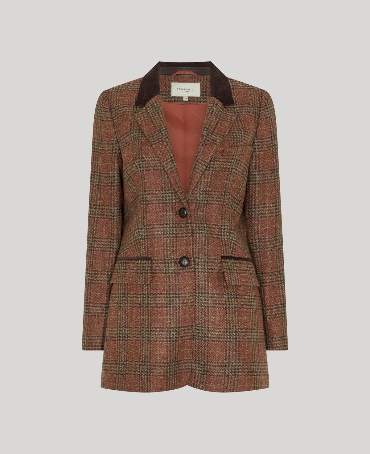 Wellington Tweed Longline Jacket