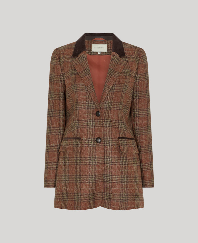 Wellington Tweed Longline Jacket