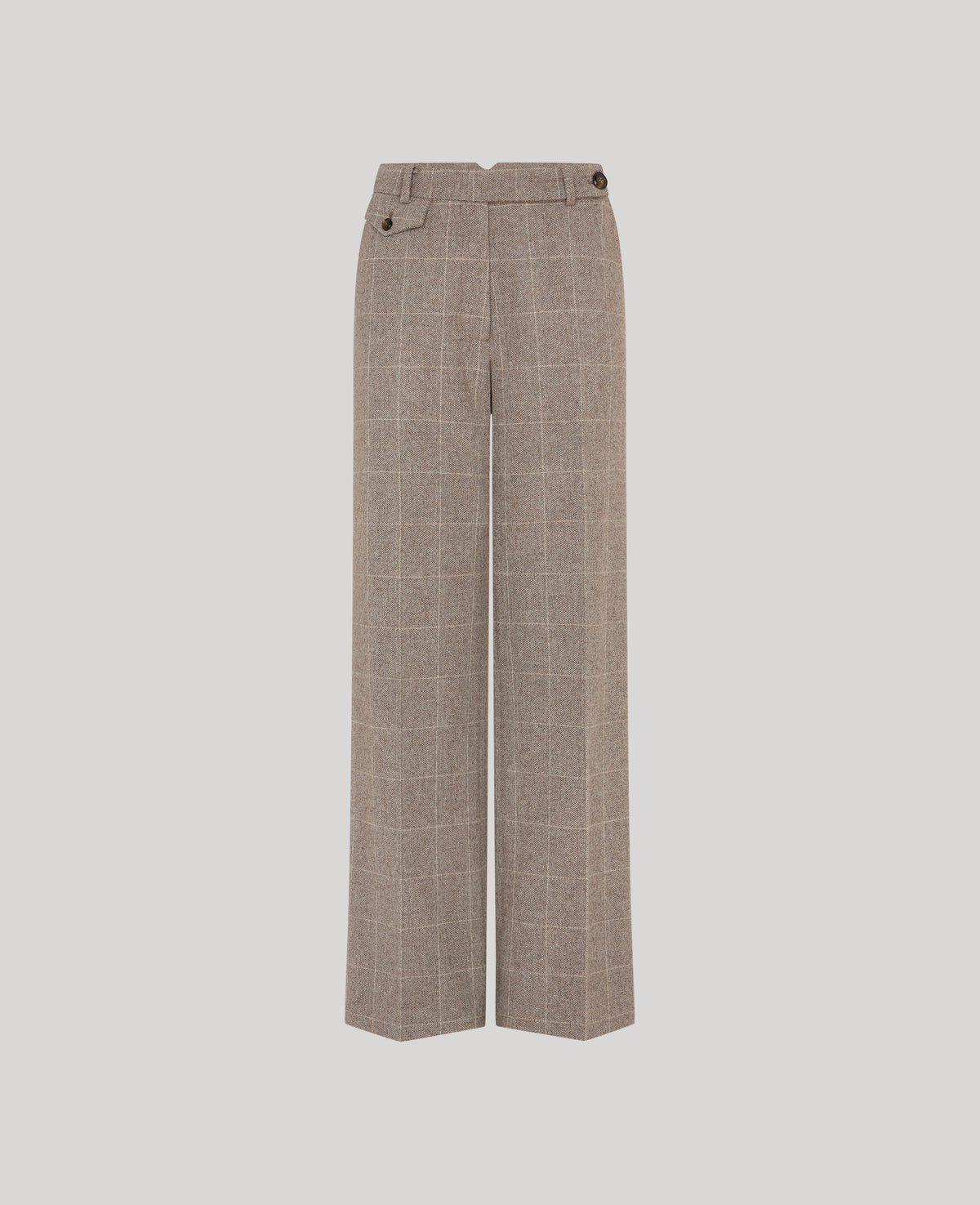 Highclere Wool Wide Leg Trousers