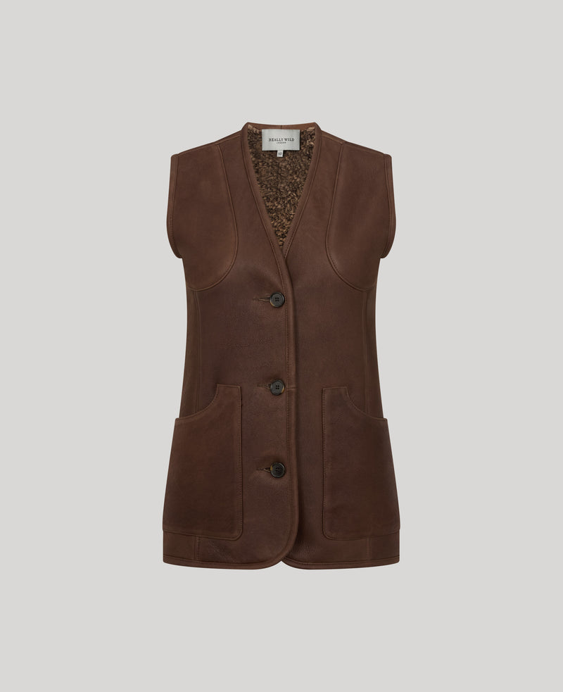 Gloucestershire Sheepskin Waistcoat