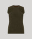 Kinalba Crew Neck Tank with Alcantara Patches