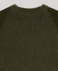 Kinalba Lambswool Ribbed Round Neck Sweater with Alcantara Patches