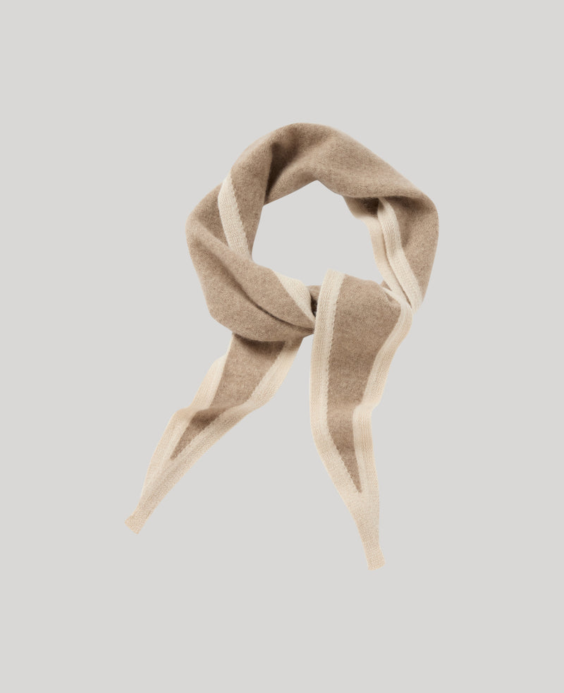 Crown Cashmere Triangle Scarf