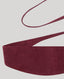 New Shape Suede Cummerbund