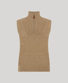 Madeline Cashmere Zip Up Tank