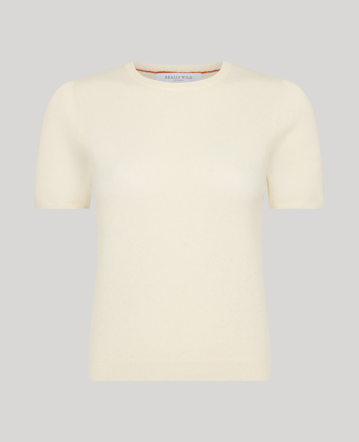 Madeline Cashmere Short Puff Sleeve Sweater