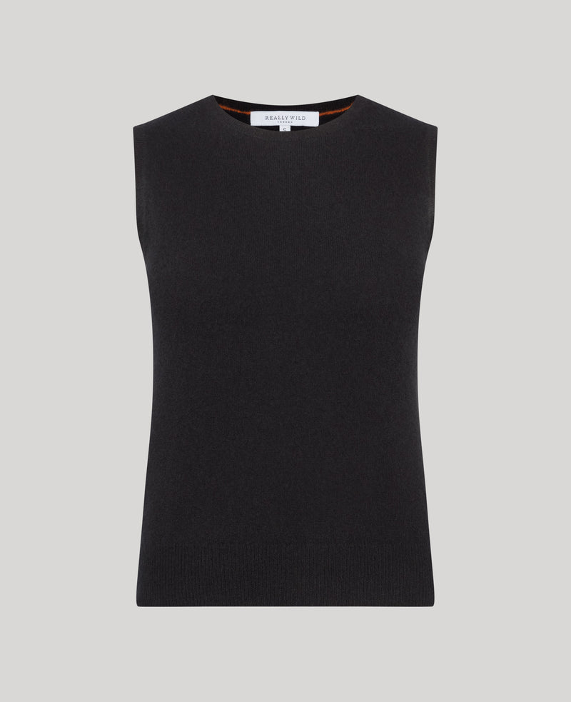 Madeline Cashmere Round Neck Tank