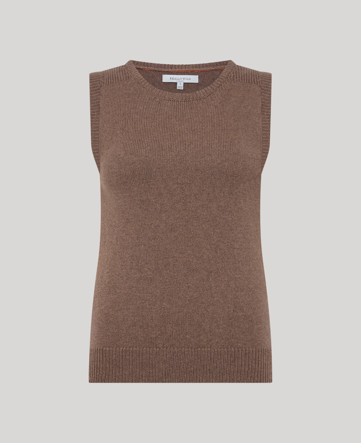 Lambswool Crew Neck Tank