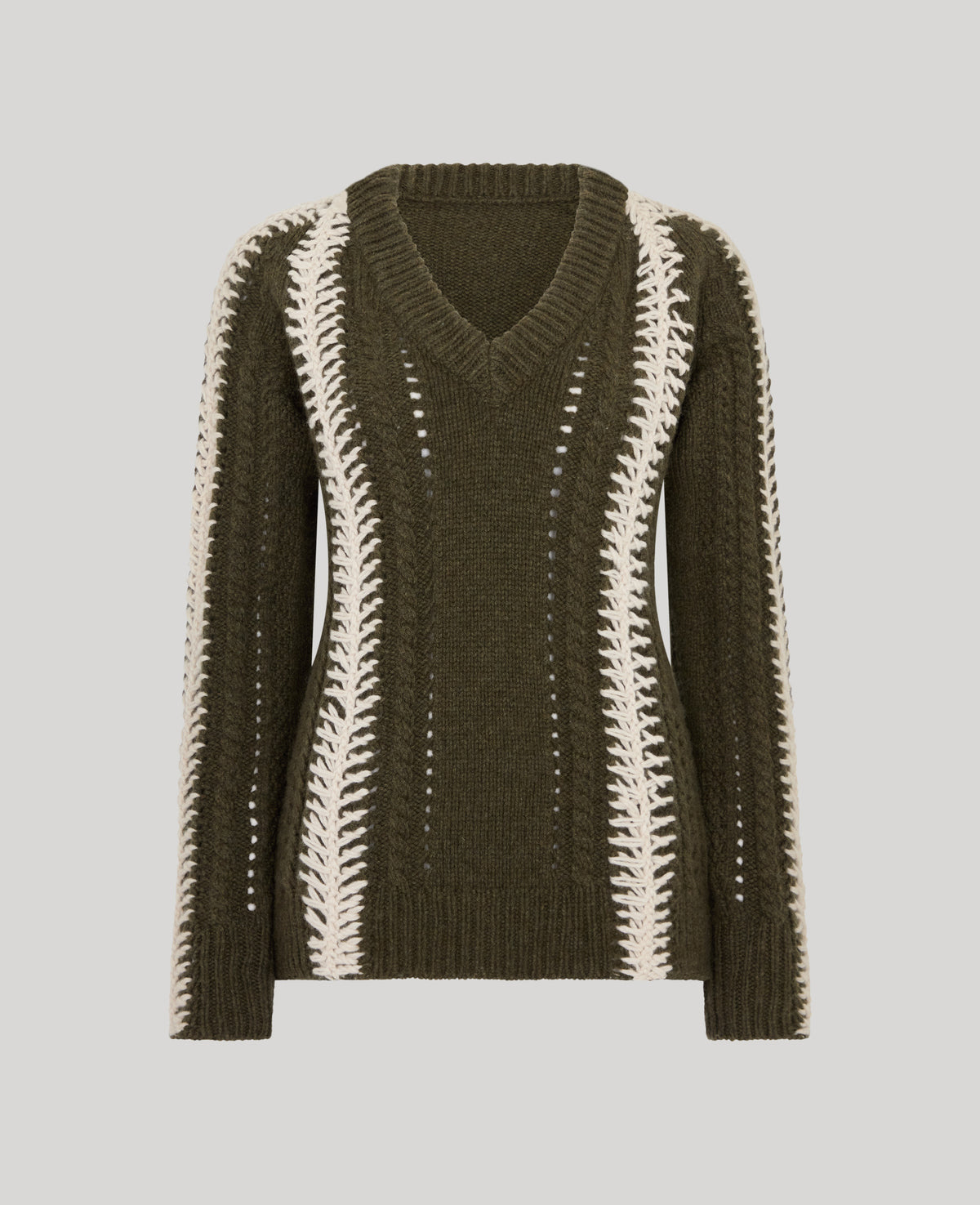 Jasmine Lambswool V Neck Sweater