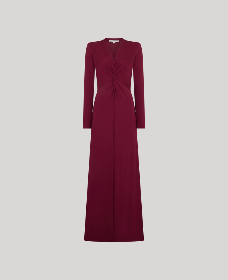 Melanie Jersey Twist Wrap Dress