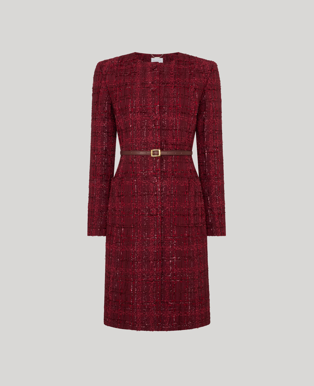 Audrey Bouclé Belted Coat