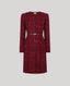 Audrey Boucle Belted Coat