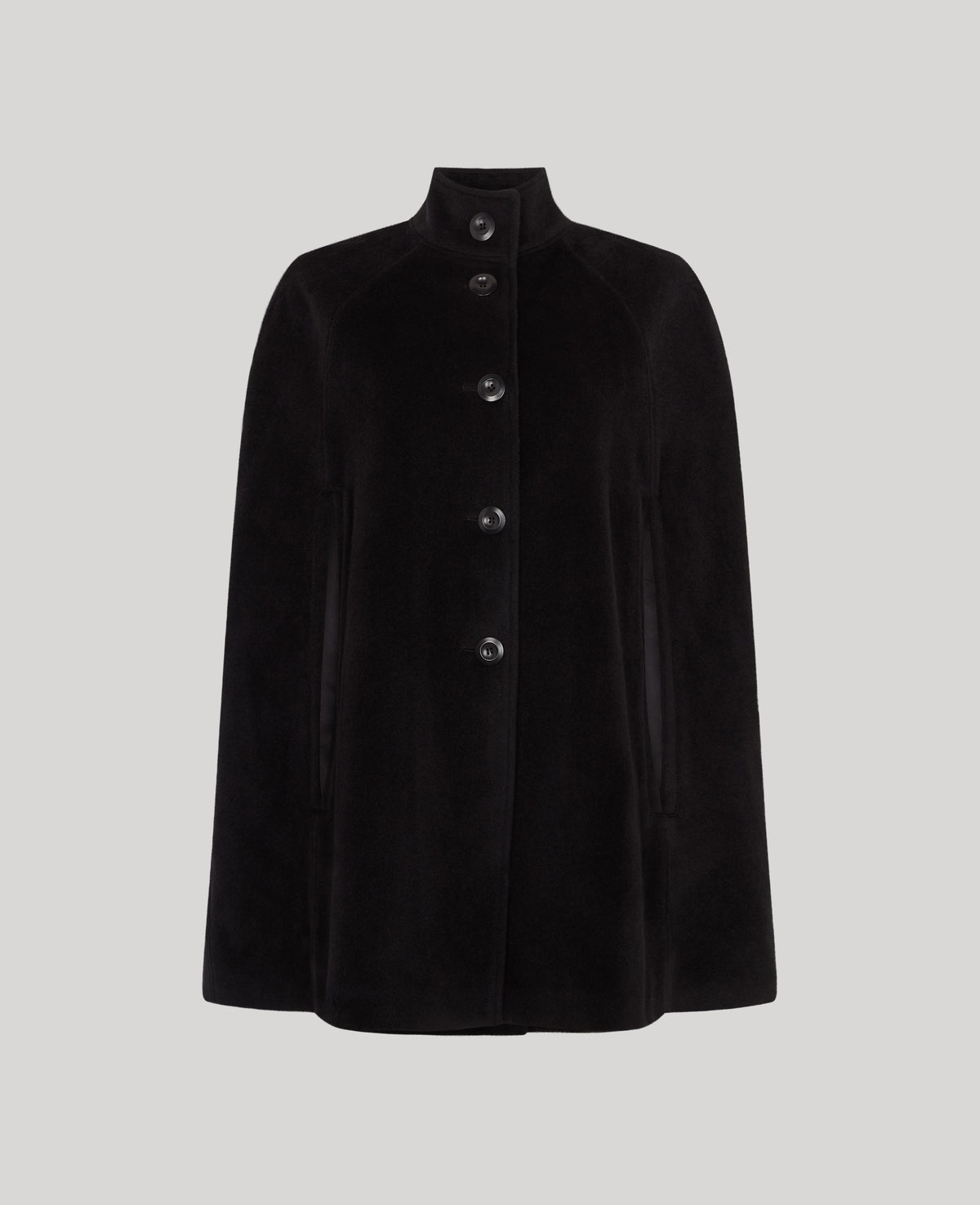 Belvedere Merino Wool Funnel Neck Cape