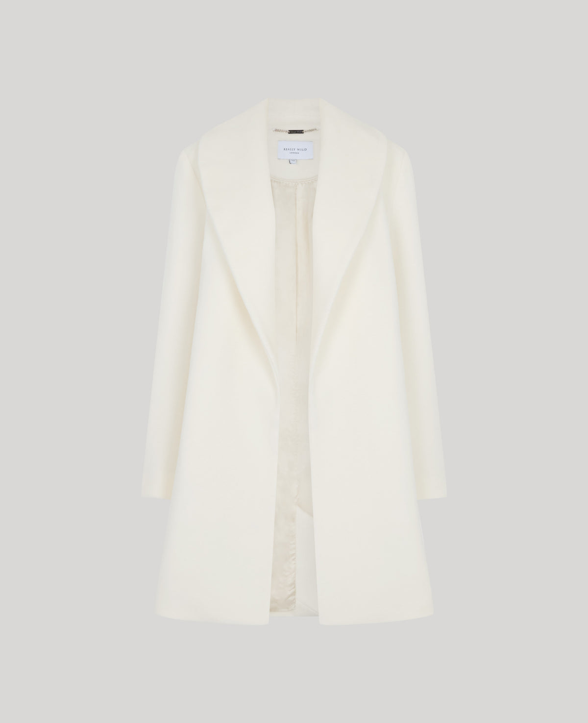 Bianca Merino Wool Mid Length Slim Wrap Coat