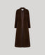 Bianca Merino Wool Long Slim Wrap Coat