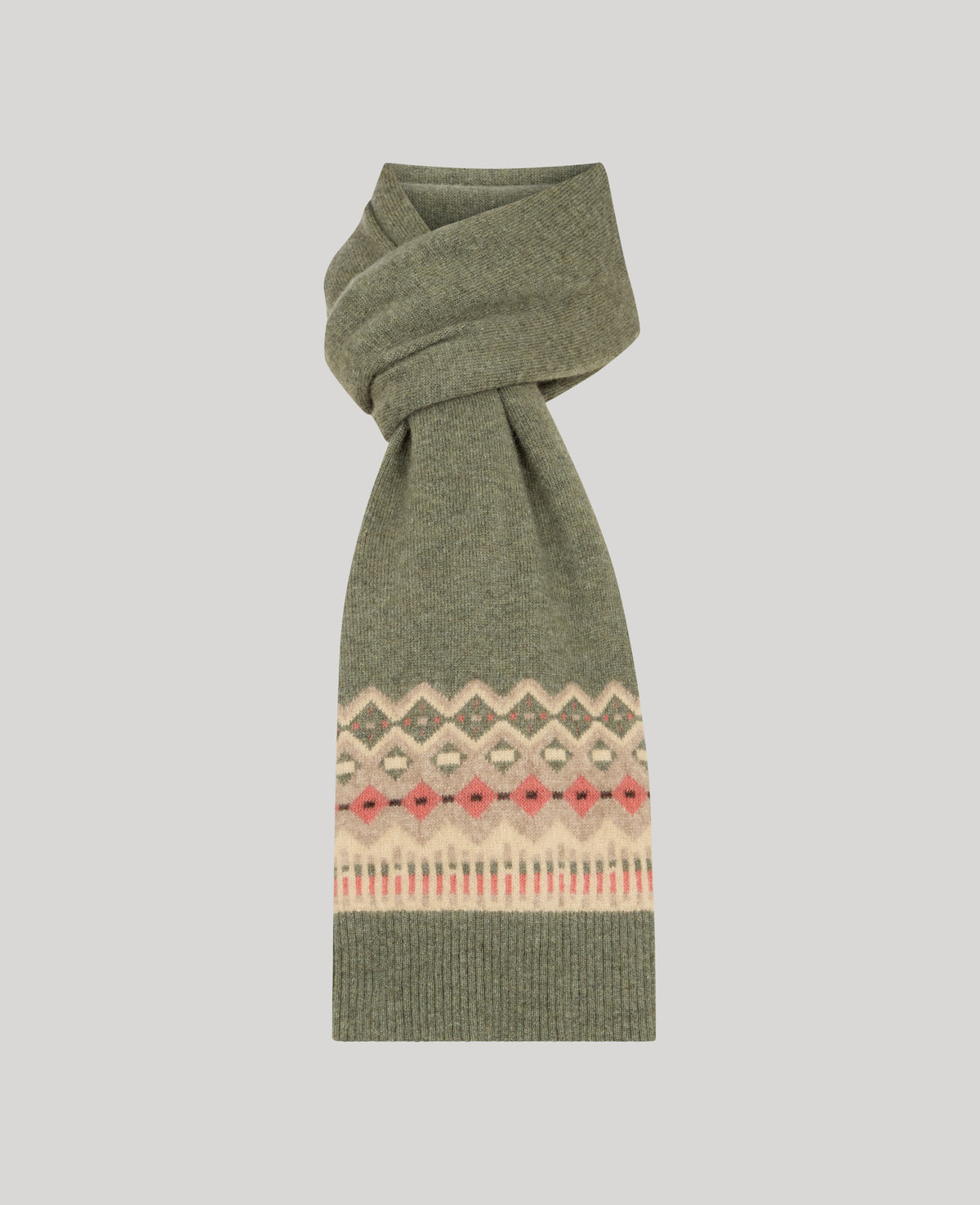 Fairisle Cashmere Scarf