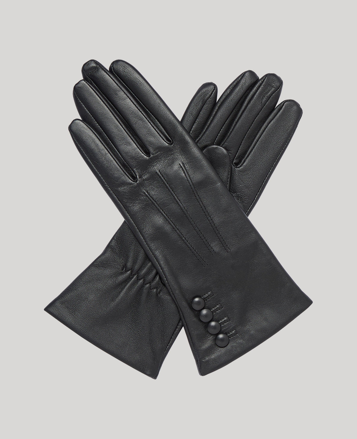 Natalie Silk Lined Leather Gloves