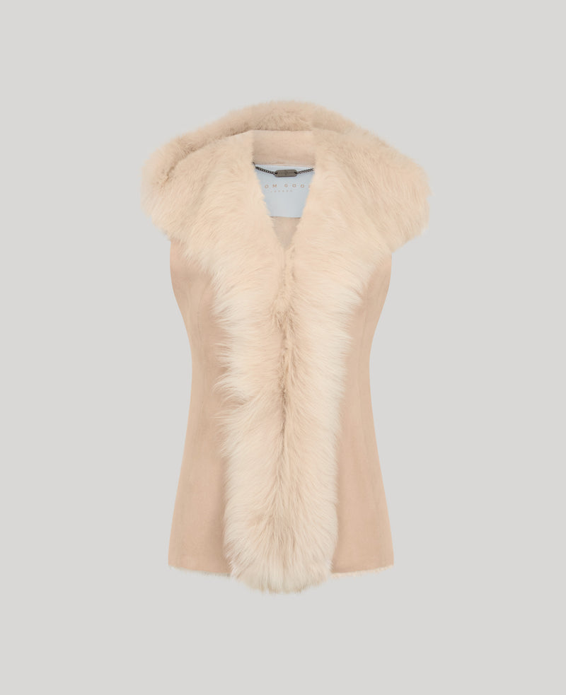 Shearling Hooded Gilet
