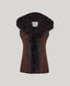 Shearling Hooded Gilet