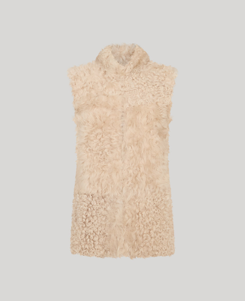 Shearling Curly Gilet