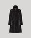 Reversible Shearling Long Zip Swing Coat