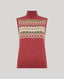 Fairisle Cashmere Roll Neck Tank