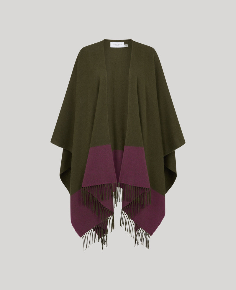 100% Lambswool Cape