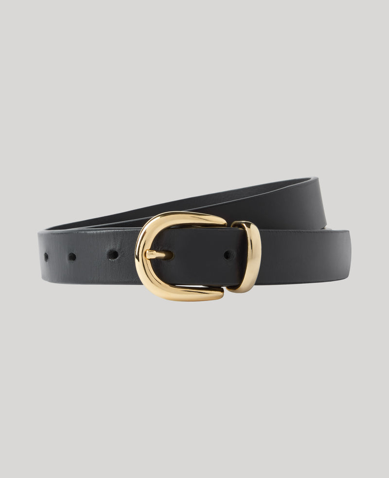Black Leather Belt