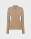 Silk Cotton Cashmere Blend Knitted Shirt