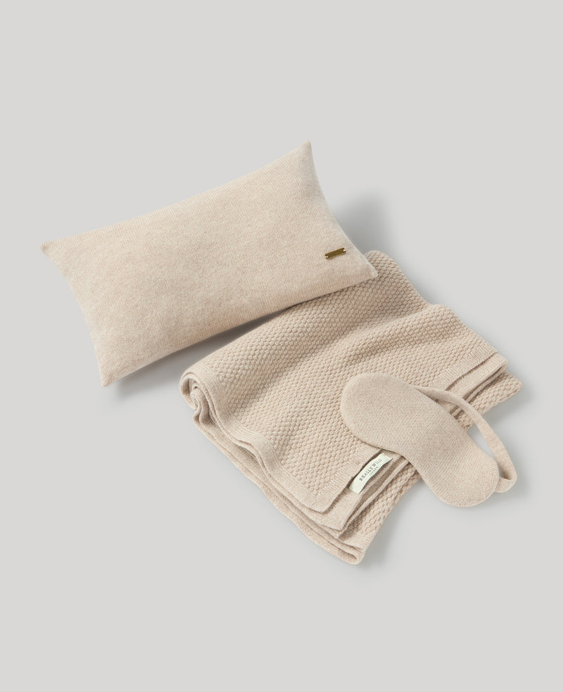Cashmere Travel Set In Natural