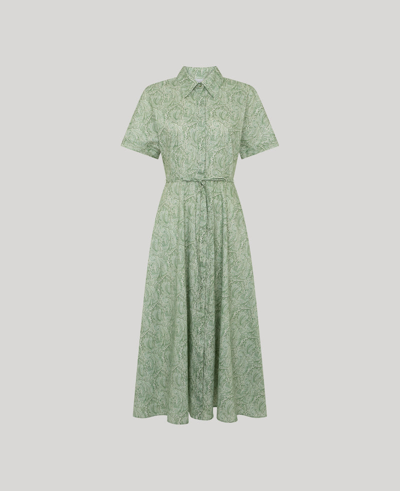 Flora Cotton Shirt Dress