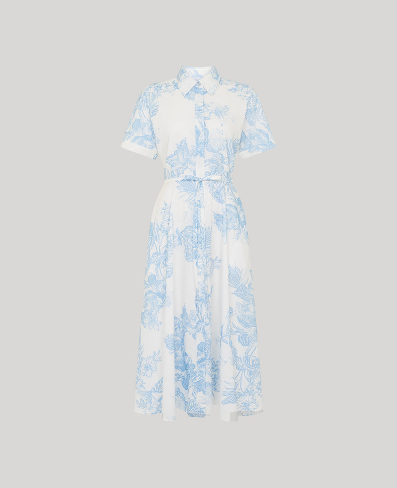 Flora Cotton Shirt Dress