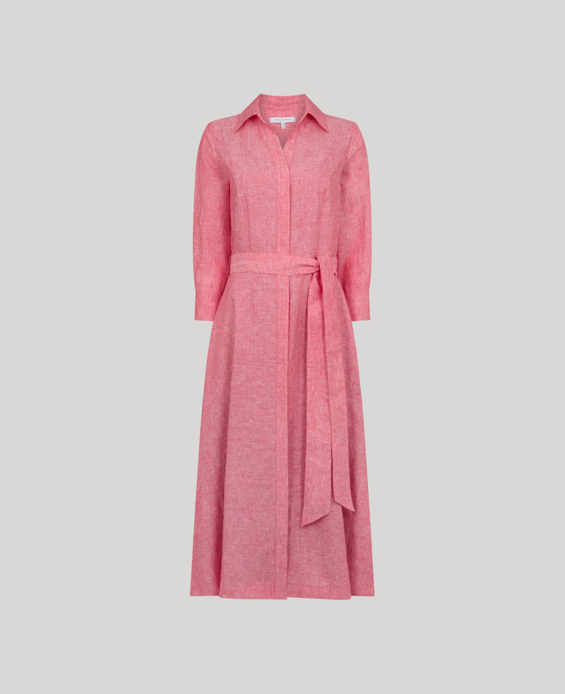 Diane Linen Shirt Dress