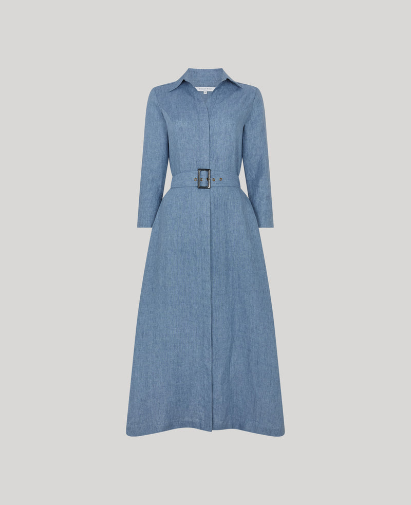 Diane Linen Shirt Dress
