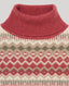 Fairisle Cashmere Roll Neck Tank