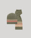 Fairisle Cashmere Hat & Scarf Set