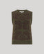 Highgrove Lambswool Jacquard Crew Neck Tank