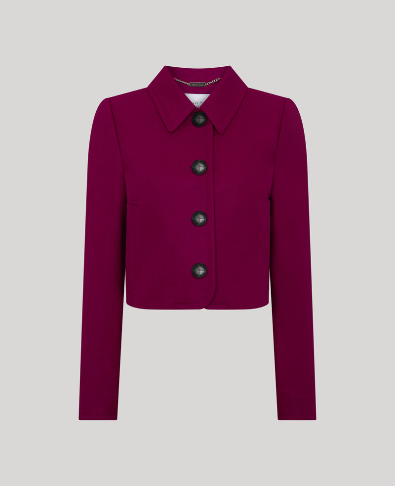 Jennifer Fuchsia Tailored Jacket