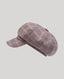 Baker Boy Hat in Stone, Damson and Navy