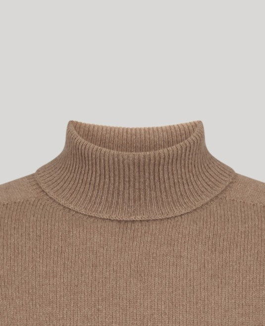 Mens Cashmere Jumper Brown