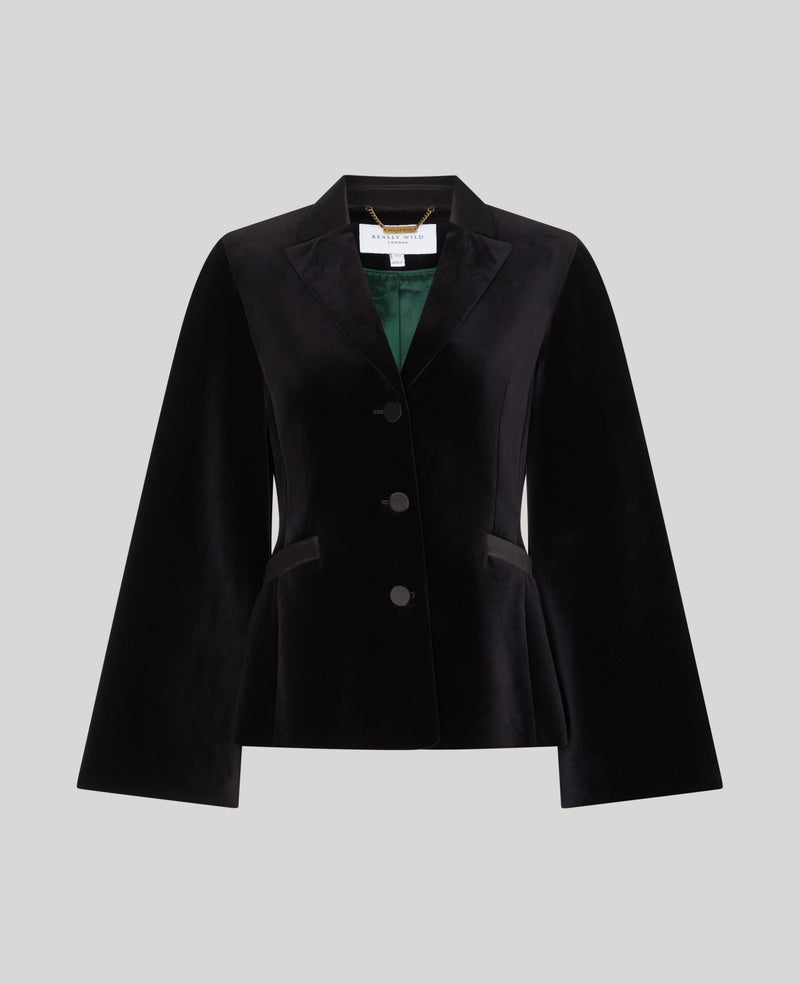 Mayfair Velvet Cape