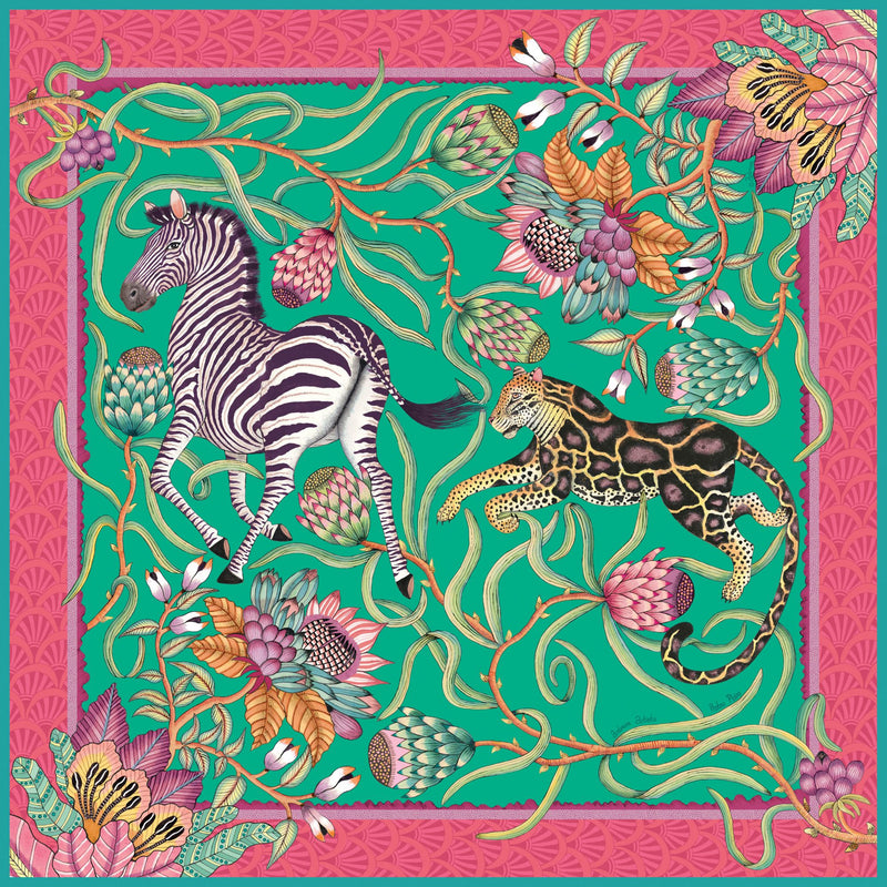 Ardmore - Protea Plains 100% Silk Scarf