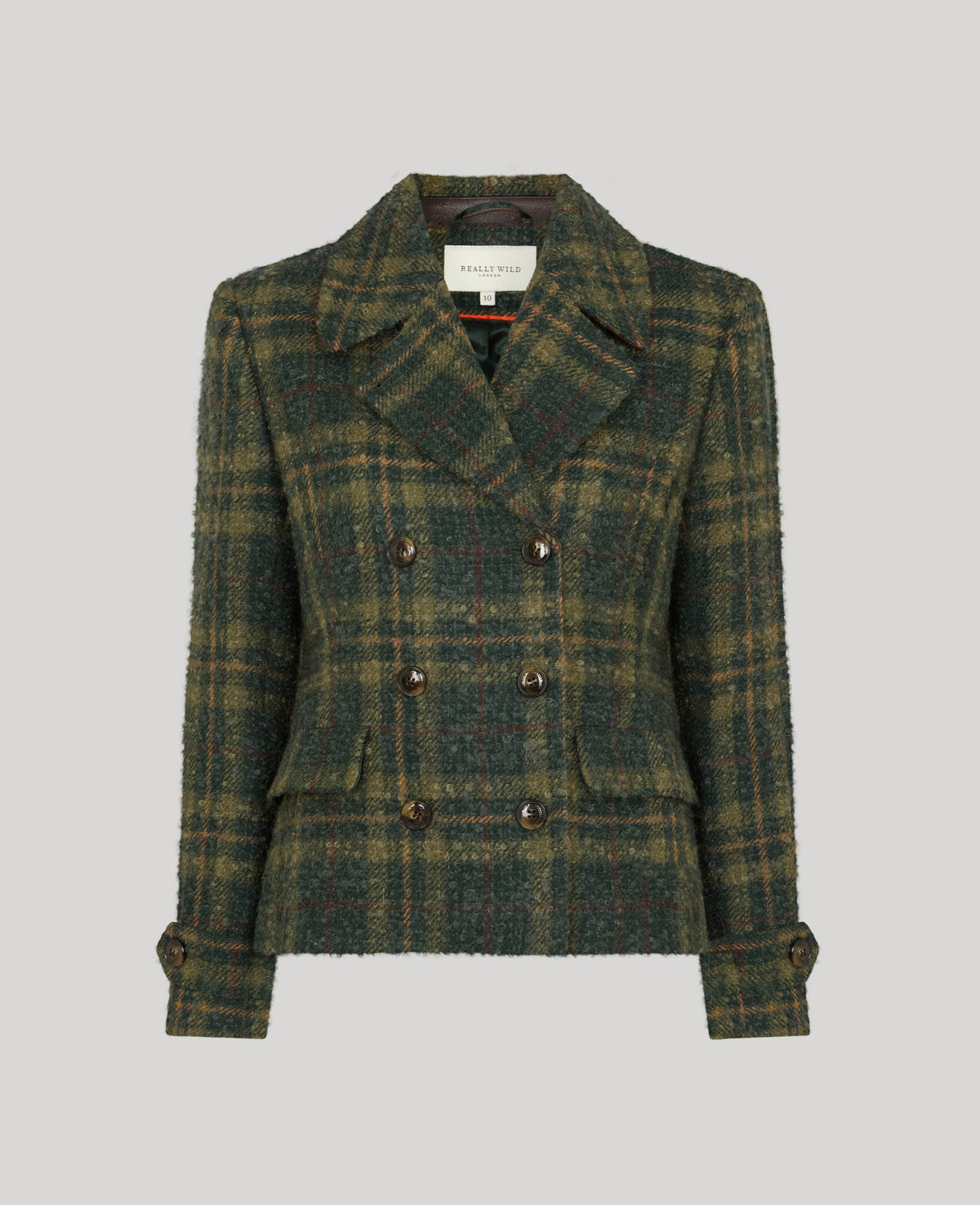 Lansdowne Check Pea Coat