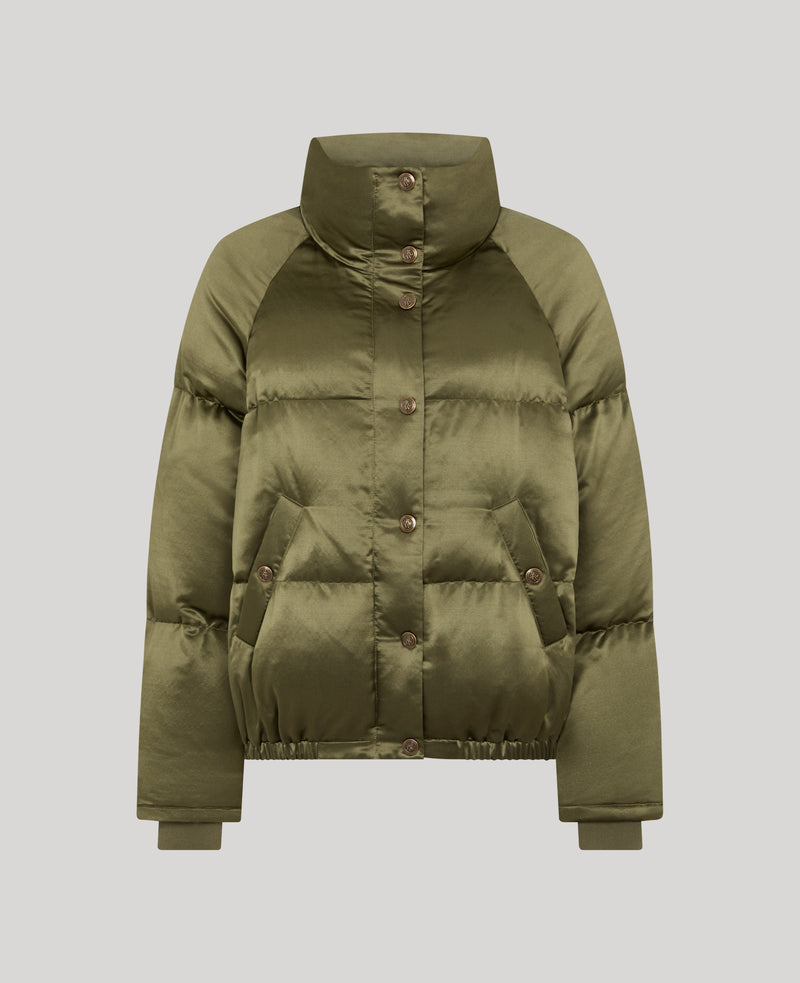 Brompton Silk Wool Puffer Jacket