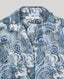 Peacock Silk Open Neck Shirt