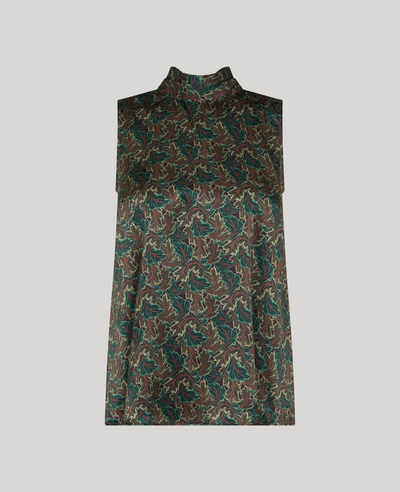 Hawthorn Silk Tie Neck Blouse